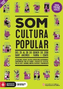 Cartell Som Cultura Popular 2018